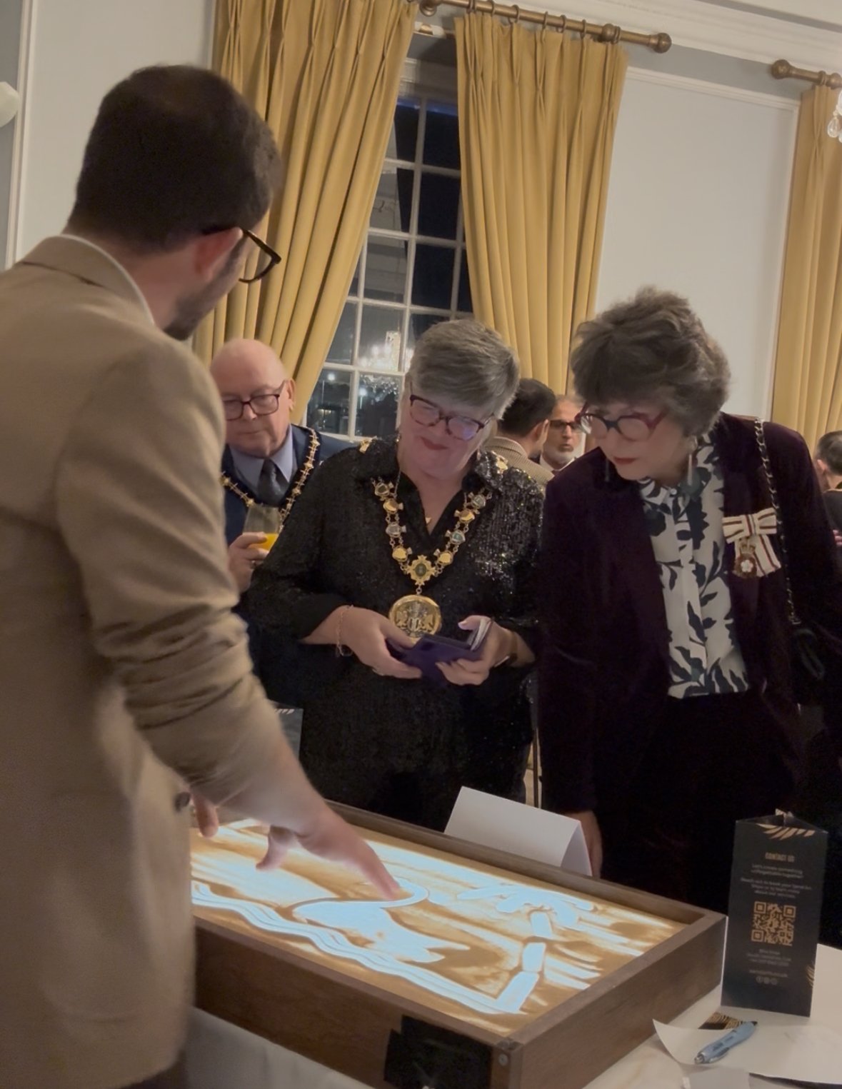 Civic reception at Manchester Hall with the Mayor
